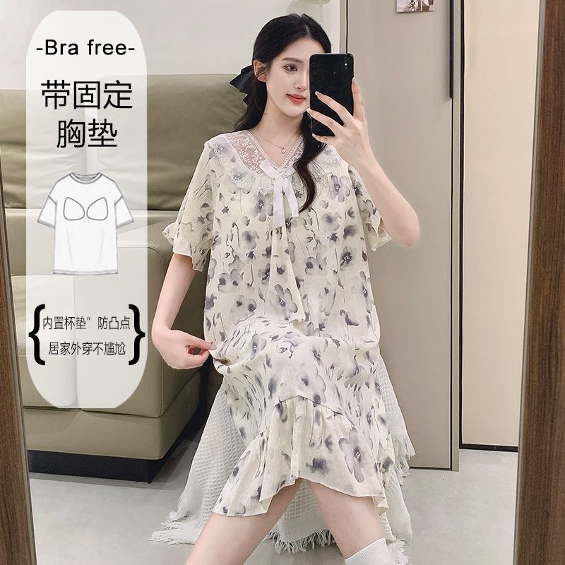 Plus Size Sweet Floral Print N - Summer Clothing For Plus Size Women avis et prix