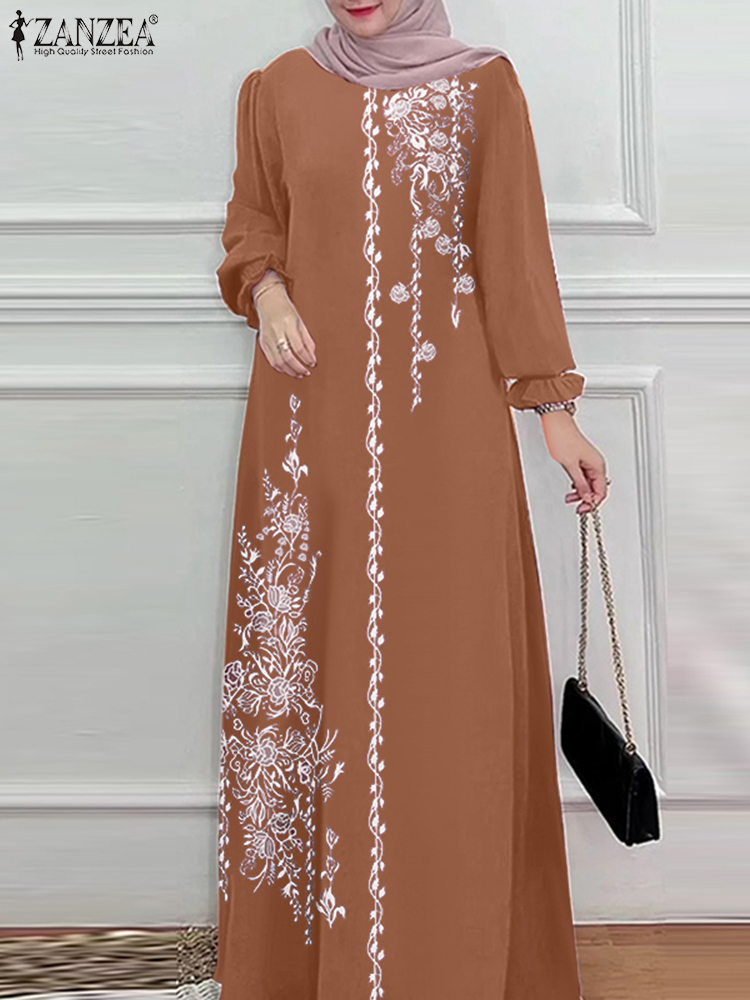 Autumn Muslim Dresses Vintage  - Summer Clothing Hijab avis et prix