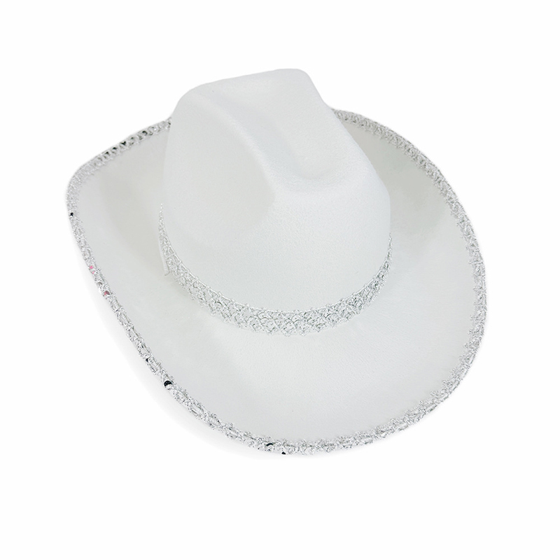 Women Men Sequin Cowgirl Hat S - Sun Hat Wide Brim avis et prix