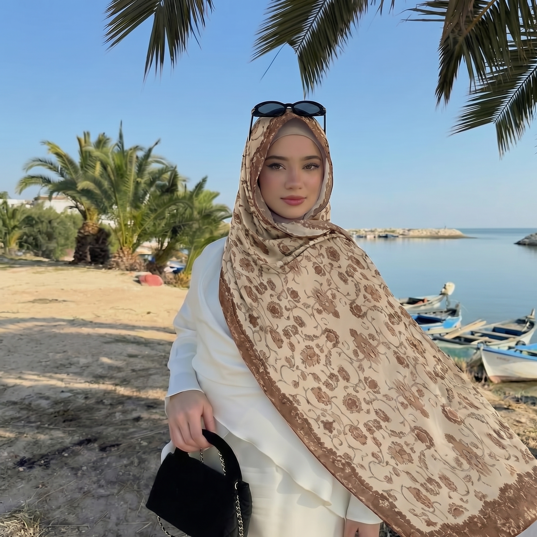 2026 Muslim Jersey Hijab Scarf - Summer Clothing Hijab avis et prix