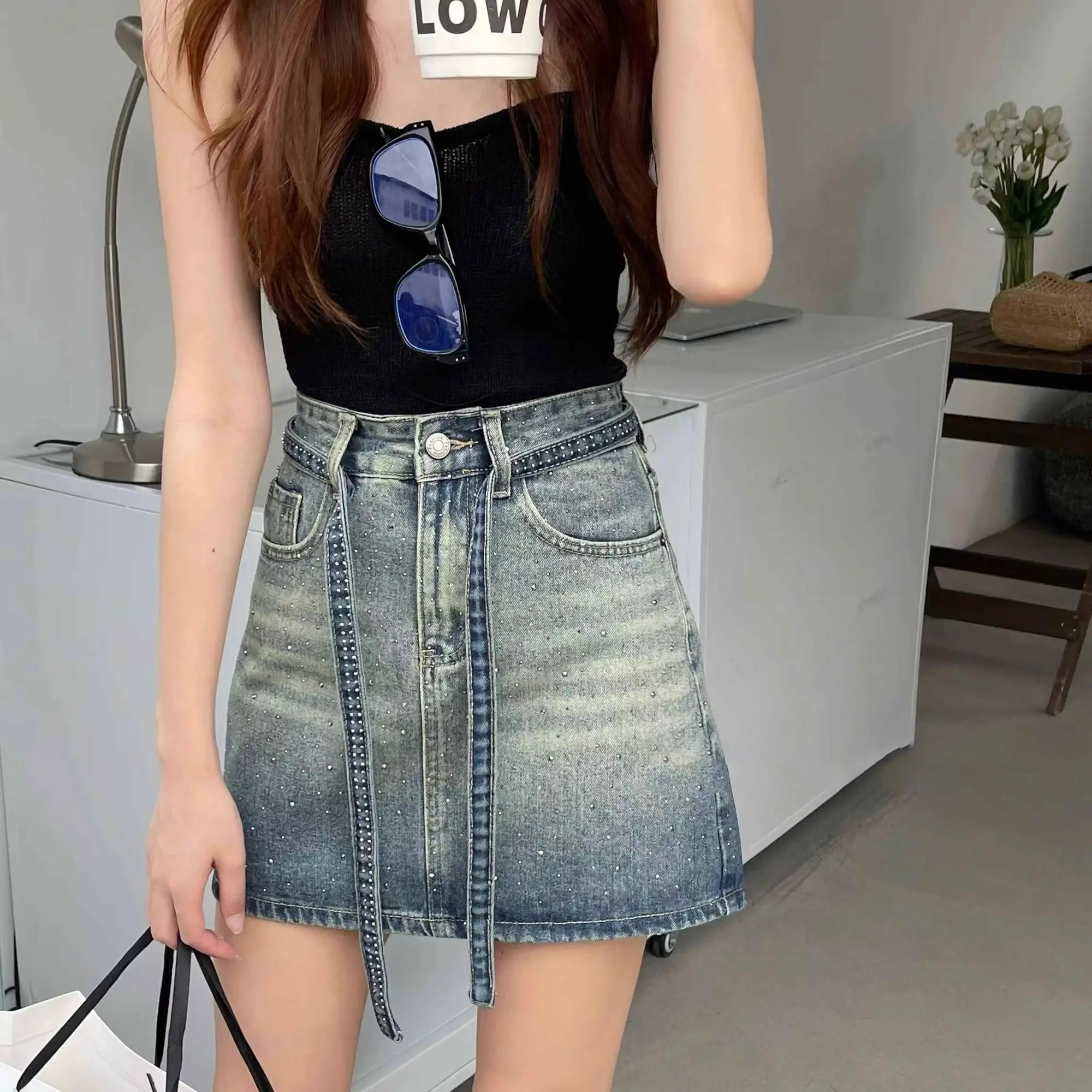 Jeans Skirts For Women Gradien - Summer Clothing Cheap avis et prix