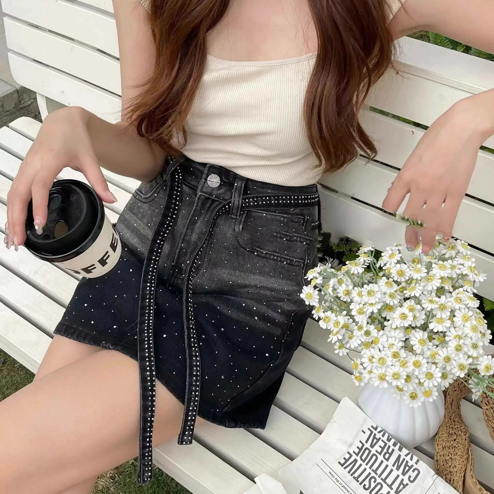 Jeans Skirts For Women Gradien - Summer Clothing Cheap avis et prix
