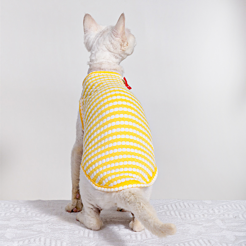 Summer T-Shirt for Sphynx Cat  - Soft Summer Yellow Clothing avis et prix