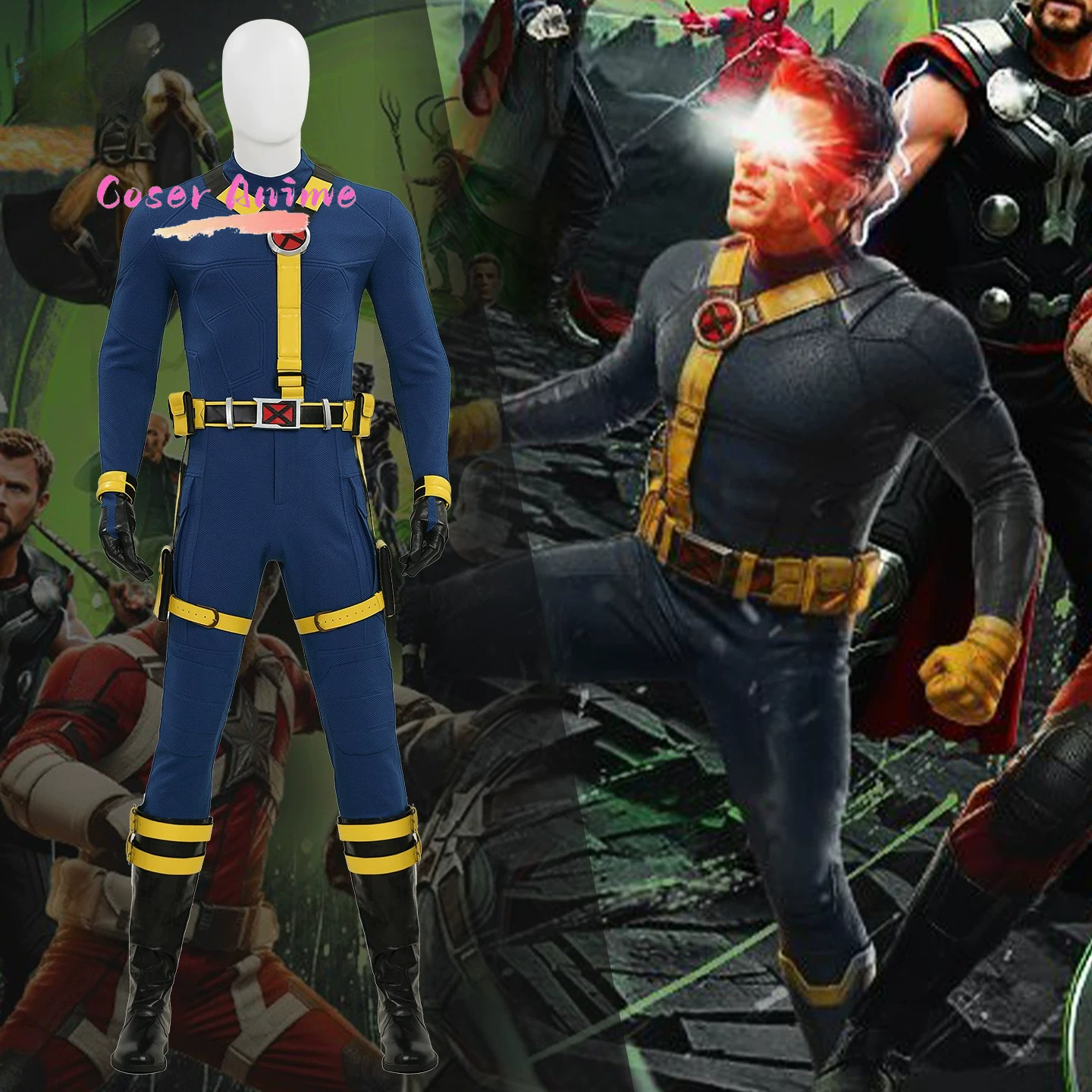 Scott Summers Cyclops Cosplay  - Summer Clothing Cartoon avis et prix