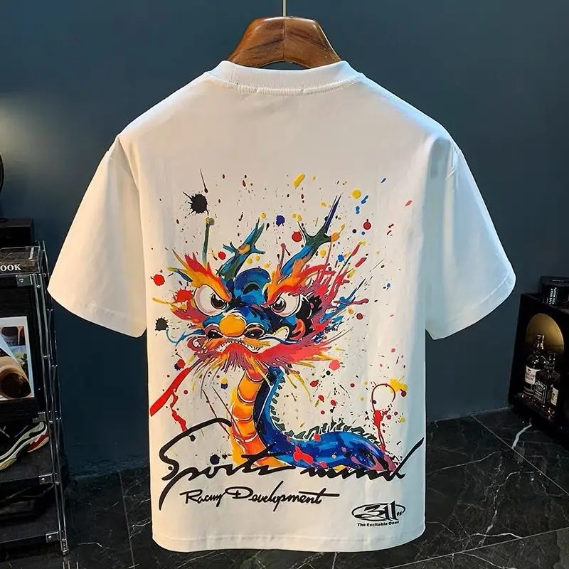 100℅ Cotton T Shirt for Men Wh - Summer Clothing Cheap avis et prix