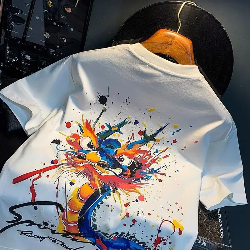 100℅ Cotton T Shirt for Men Wh - Summer Clothing Cheap avis et prix