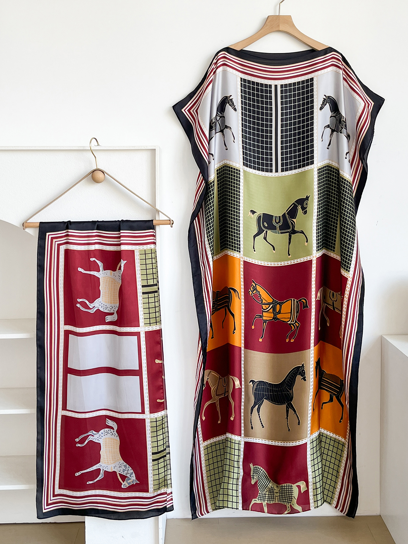 Elegant Printed Silk African S - Summer Clothing Hijab avis et prix
