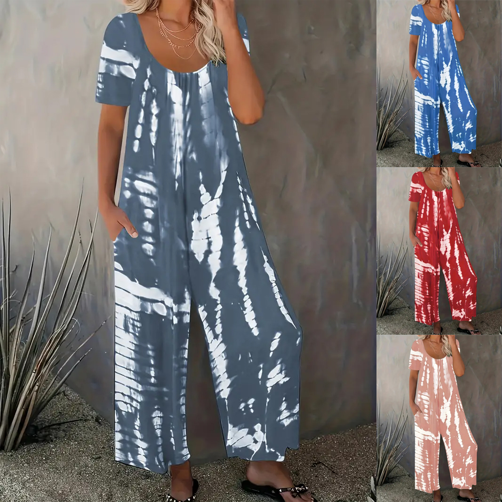 Plus Size Stripe Printed Round - Summer Clothing For Plus Size Women avis et prix