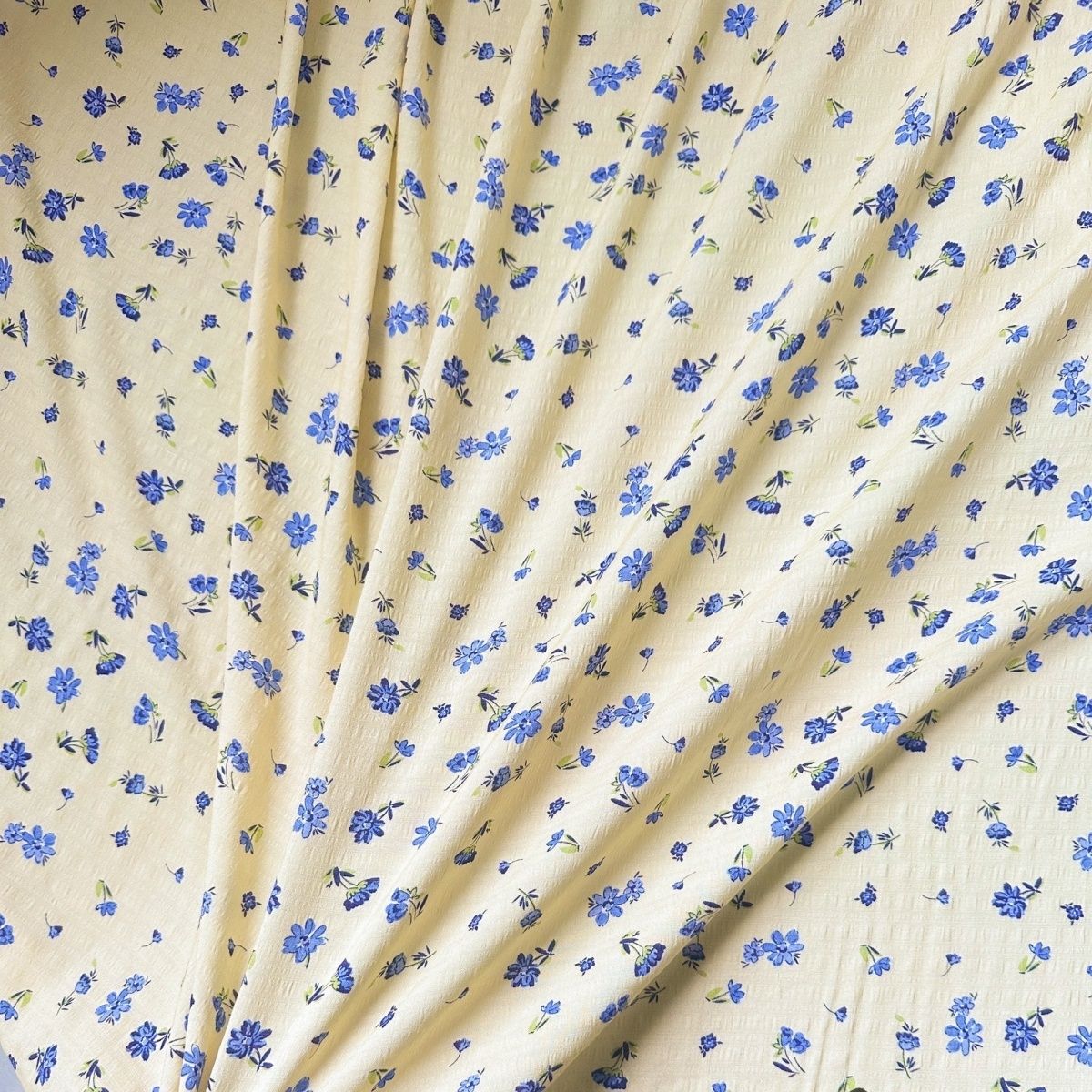 All Cotton Bubble Fabric Yello - Soft Summer Yellow Clothing avis et prix