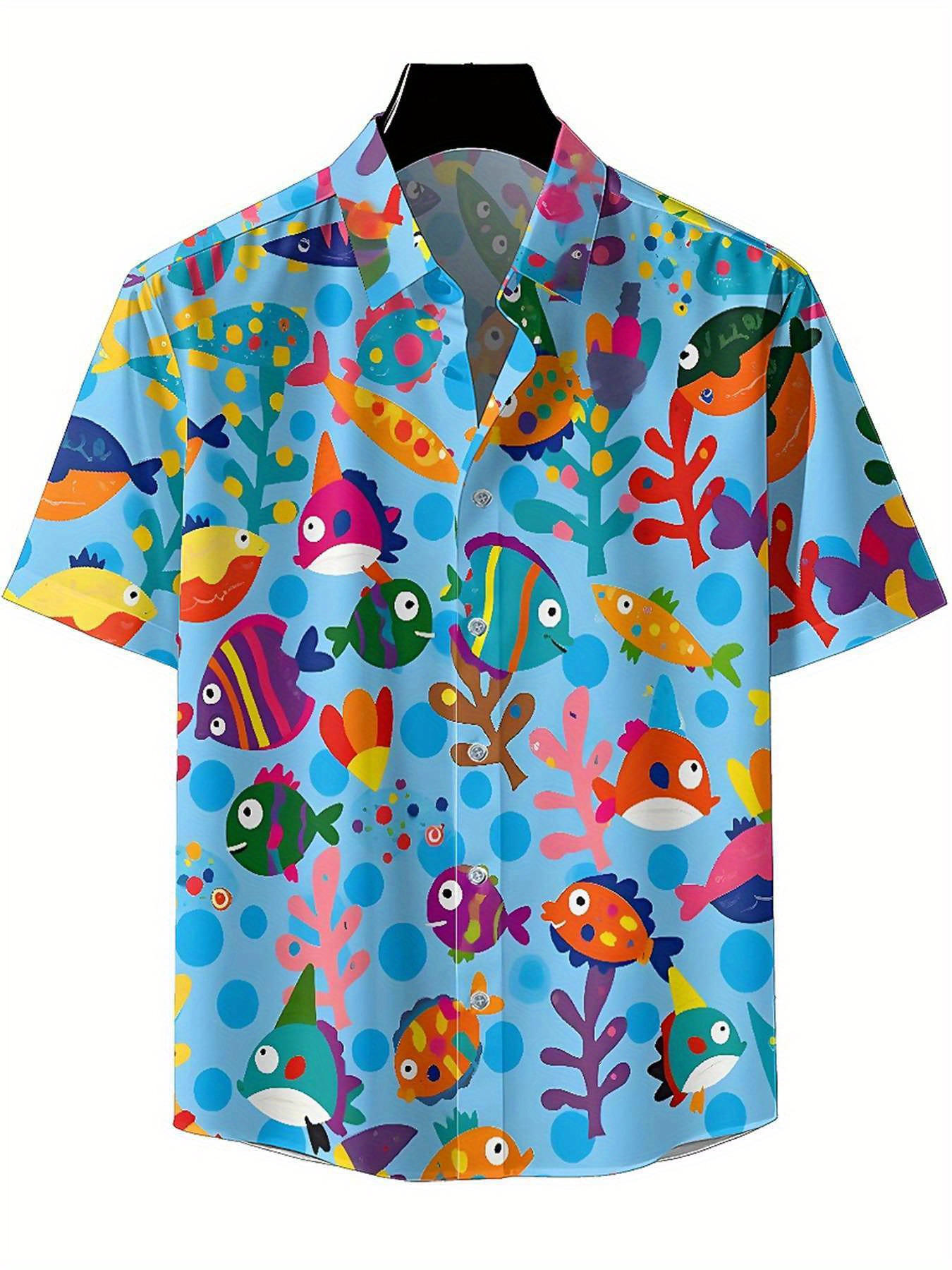 Men's Plus Size Hawaiian Shirt - Summer Clothing For A Beach avis et prix