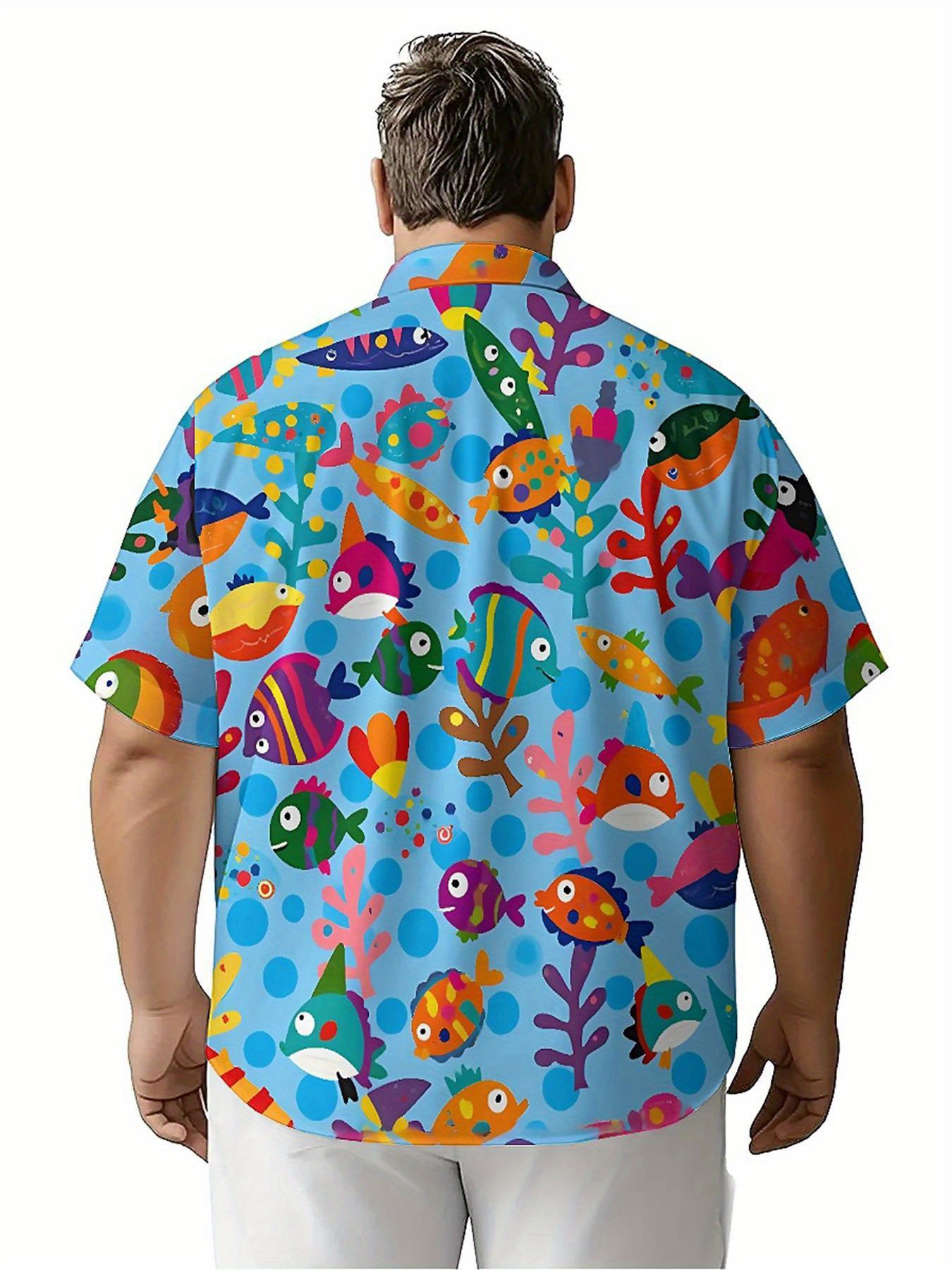 Men's Plus Size Hawaiian Shirt - Summer Clothing For A Beach avis et prix