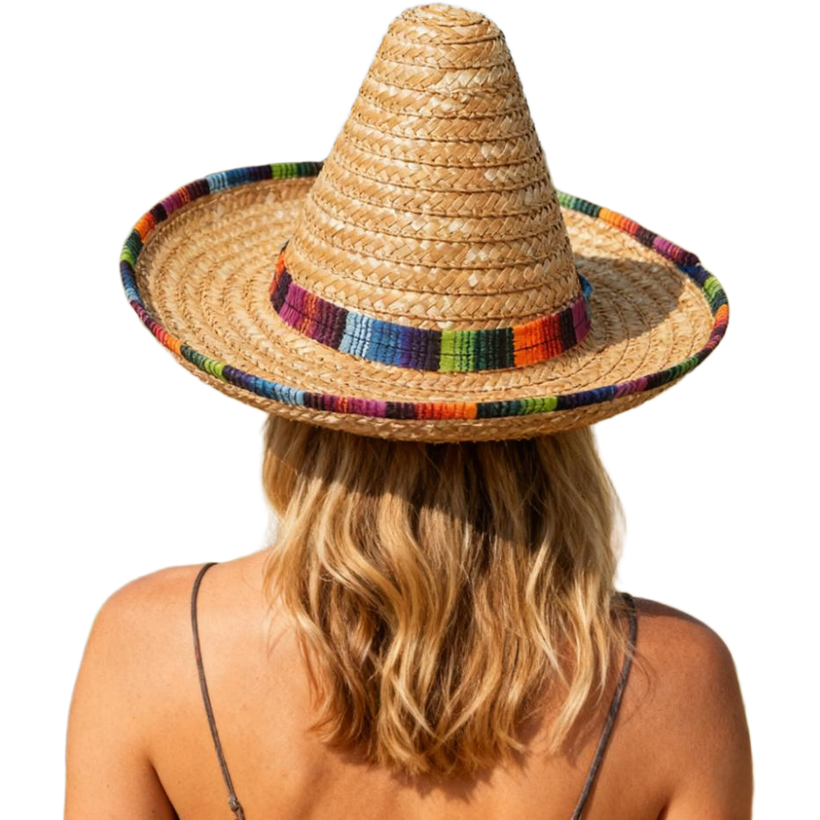 Mexican Straw Hat Carnival Wid - Sun Hat Wide Brim avis et prix