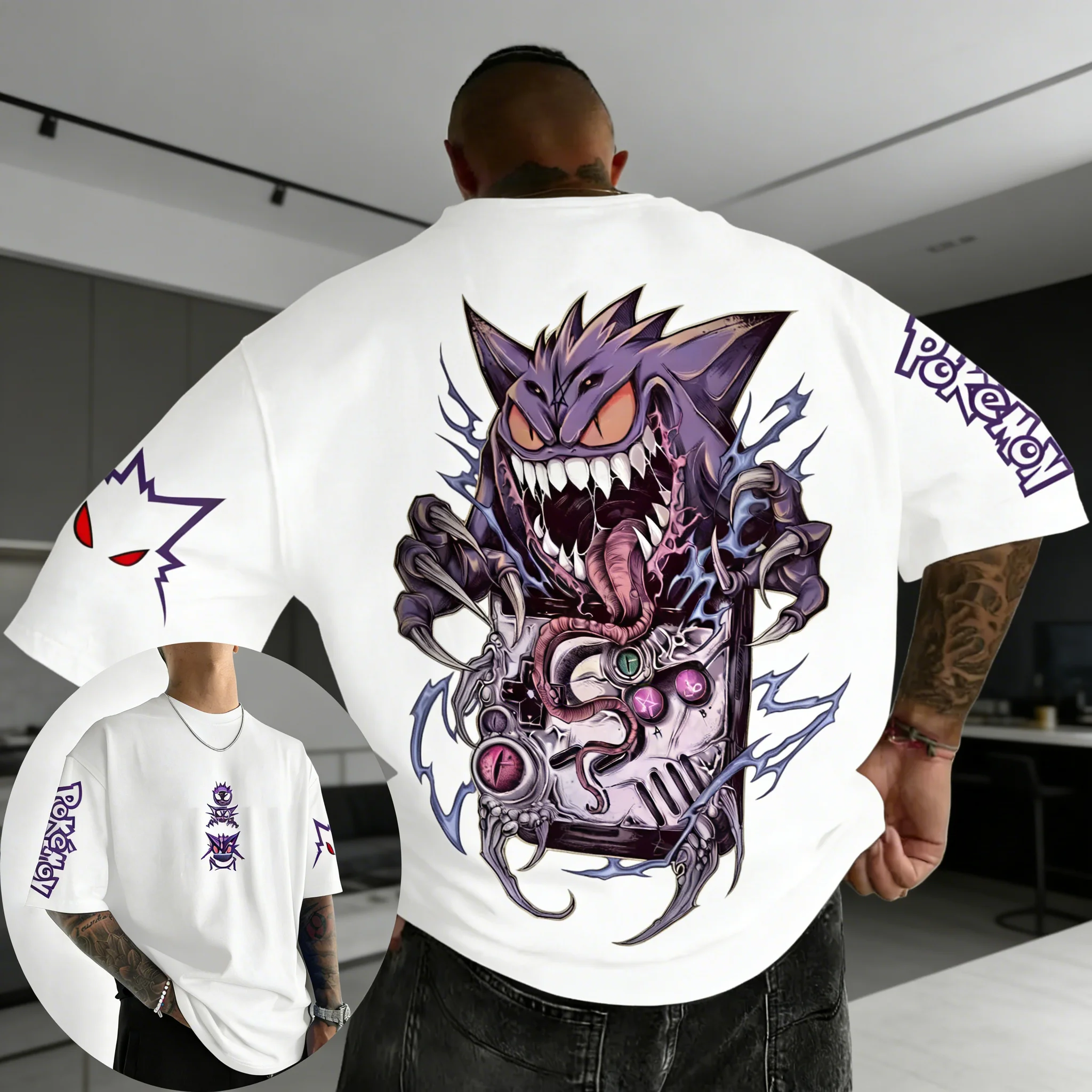 Pokemon  Game Gengar Co Brande - Summer Games Clothing Brand avis et prix