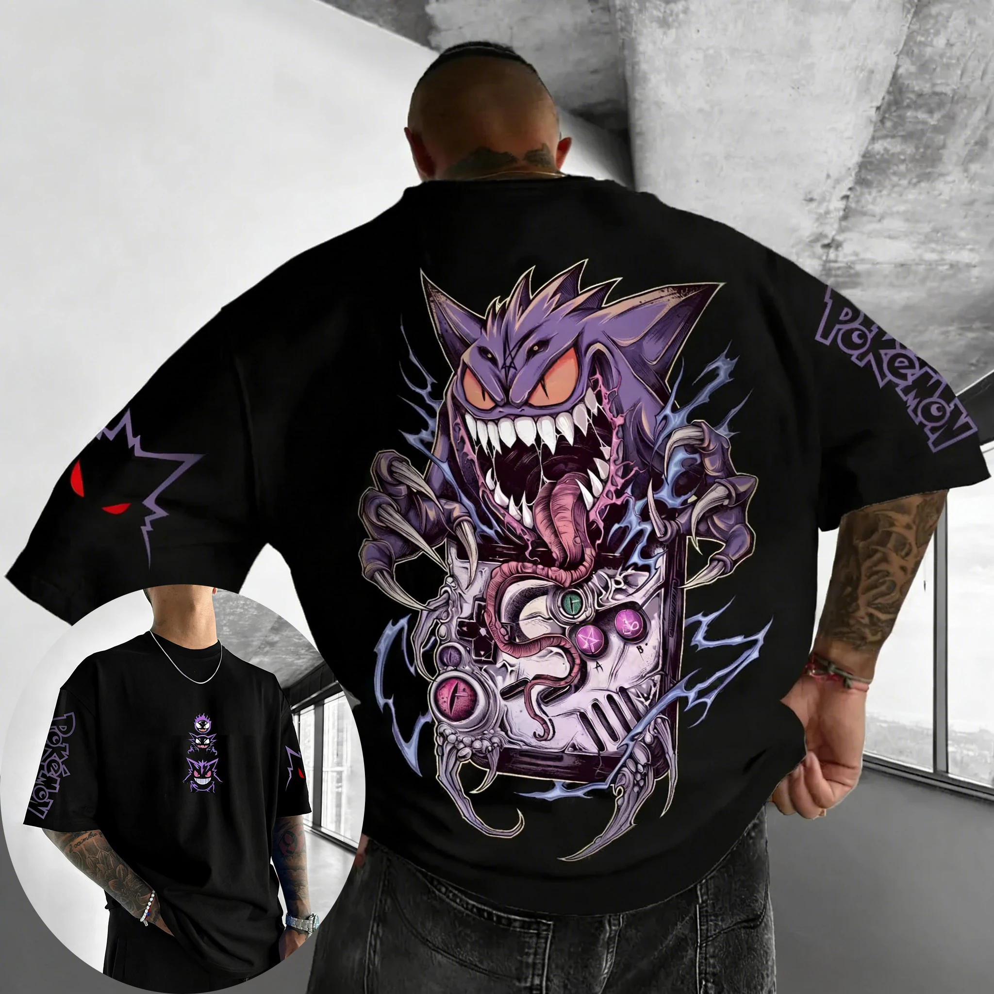 Pokemon  Game Gengar Co Brande - Summer Games Clothing Brand avis et prix