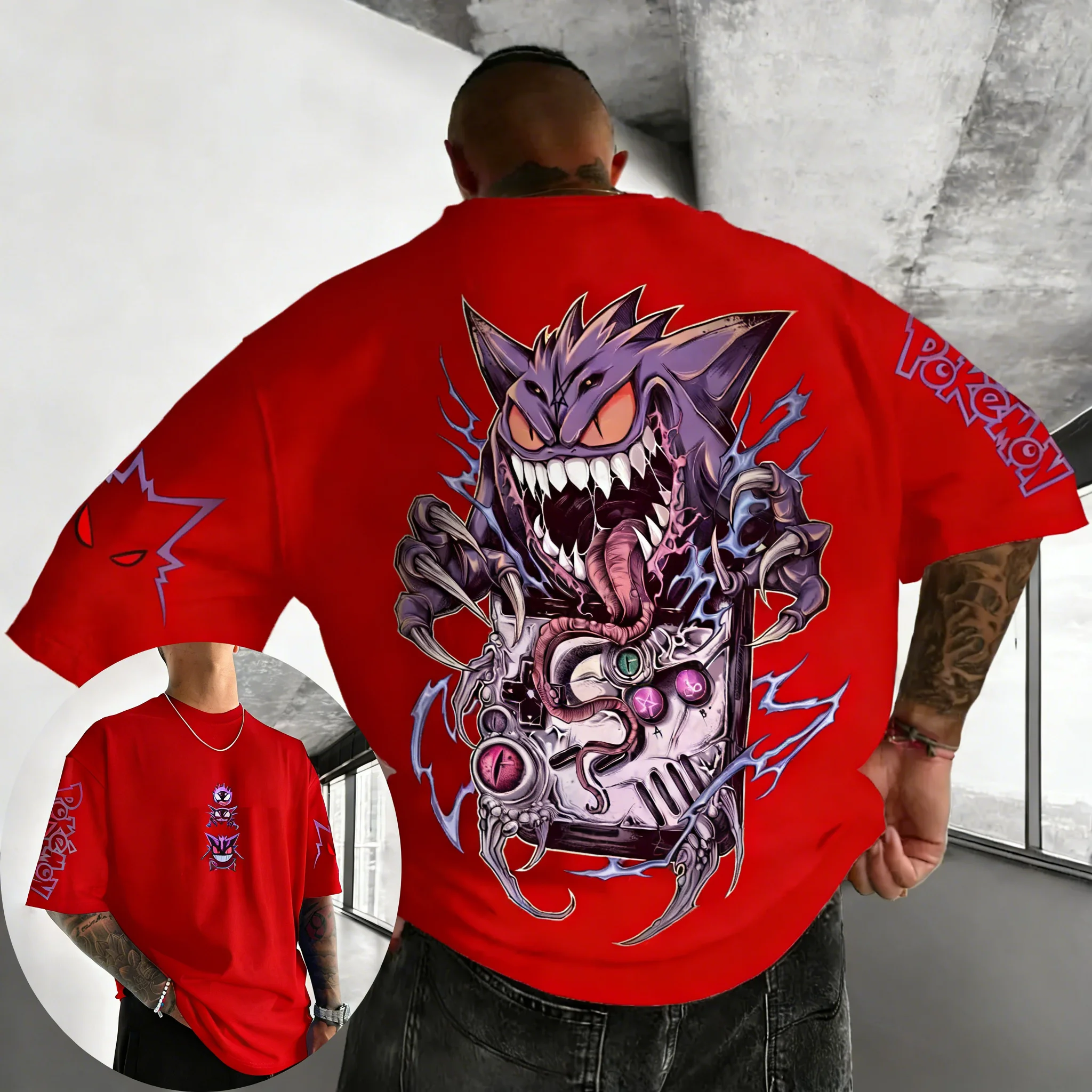 Pokemon  Game Gengar Co Brande - Summer Games Clothing Brand avis et prix