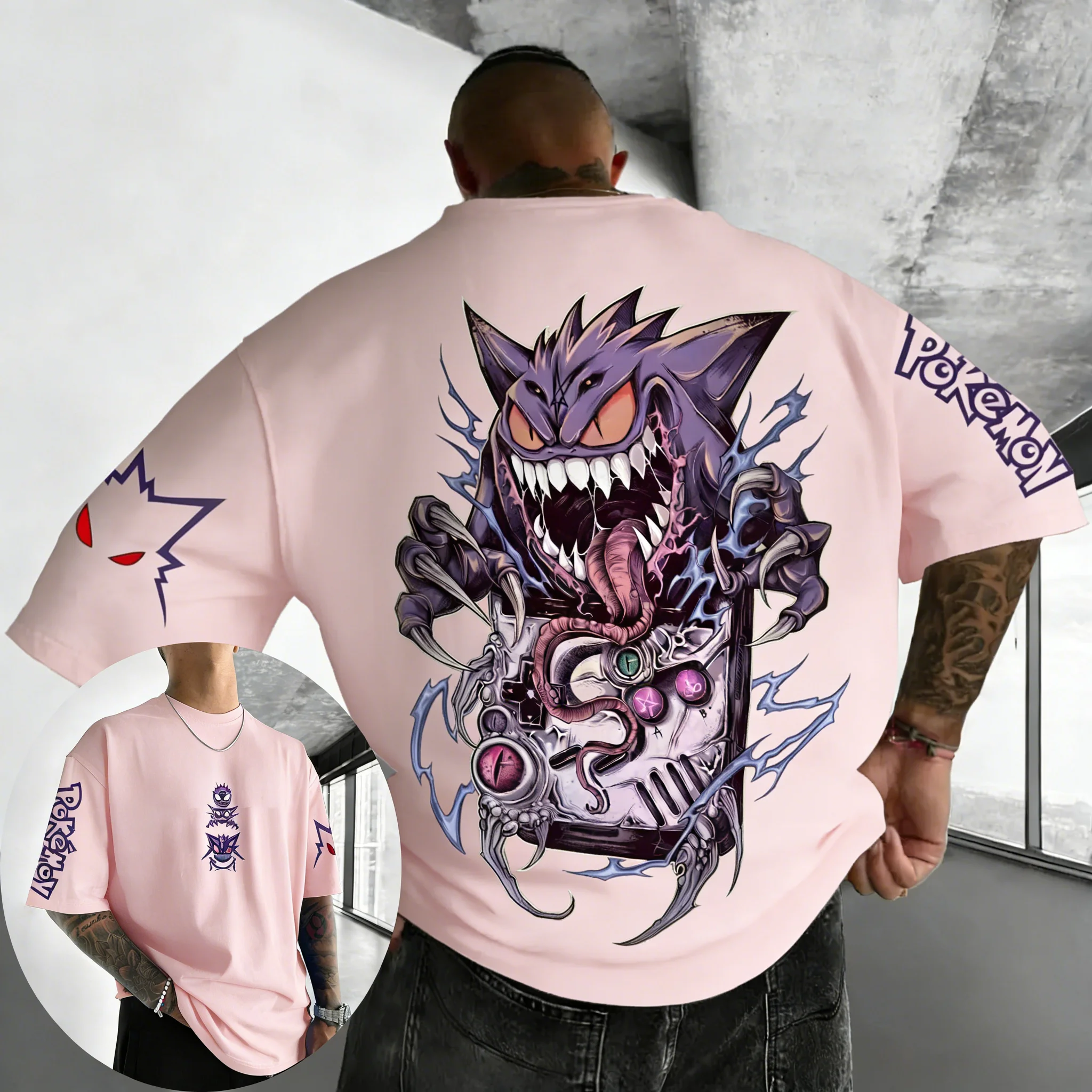 Pokemon  Game Gengar Co Brande - Summer Games Clothing Brand avis et prix