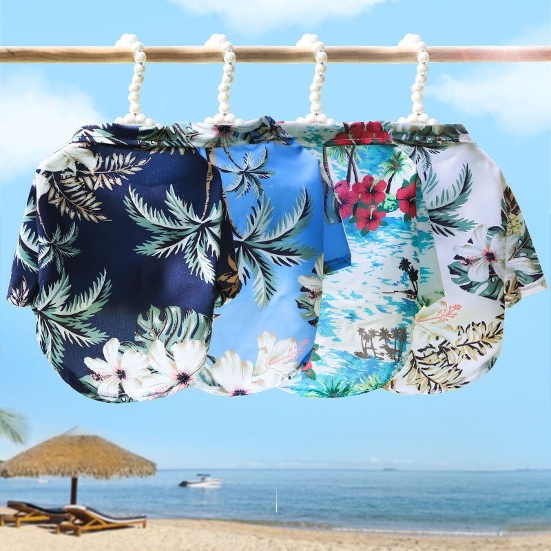 Hawaiian Style Pet Dog Clothe  - Summer Dog Clothing avis et prix