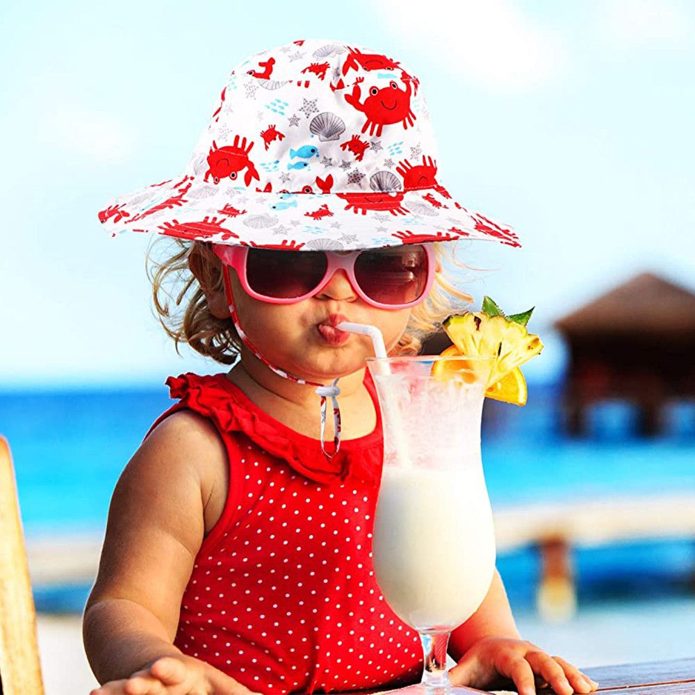 Summer Boys Girls Neck Ear Cov - Sun Hat Wide Brim avis et prix