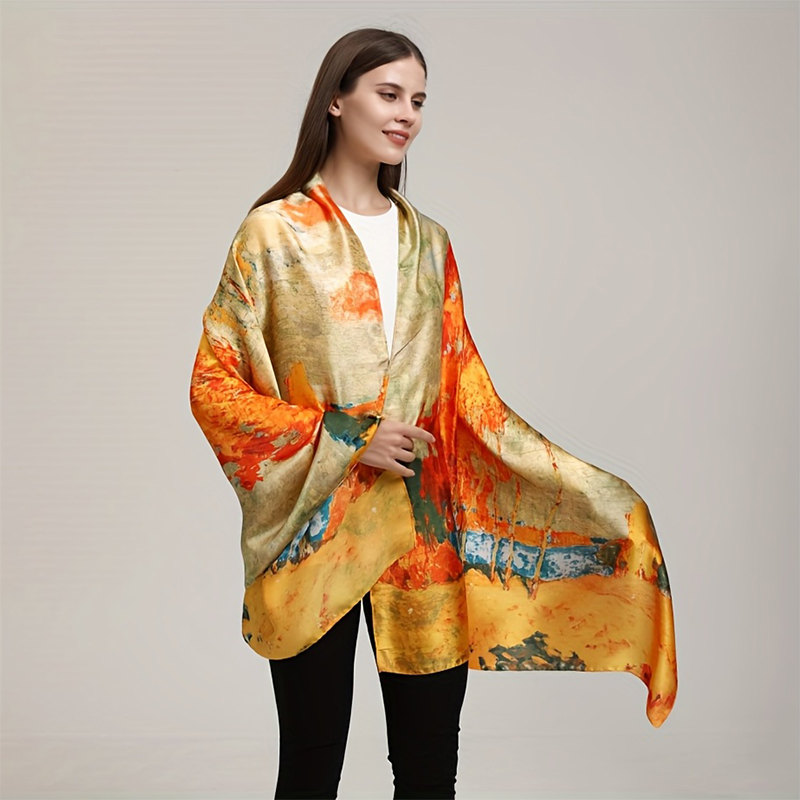 Fashion 180x90cm Satin Silk Sc - Summer Clothing Hijab avis et prix
