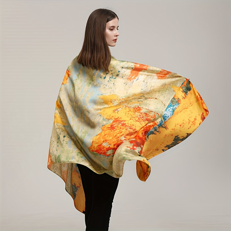 Fashion 180x90cm Satin Silk Sc - Summer Clothing Hijab avis et prix