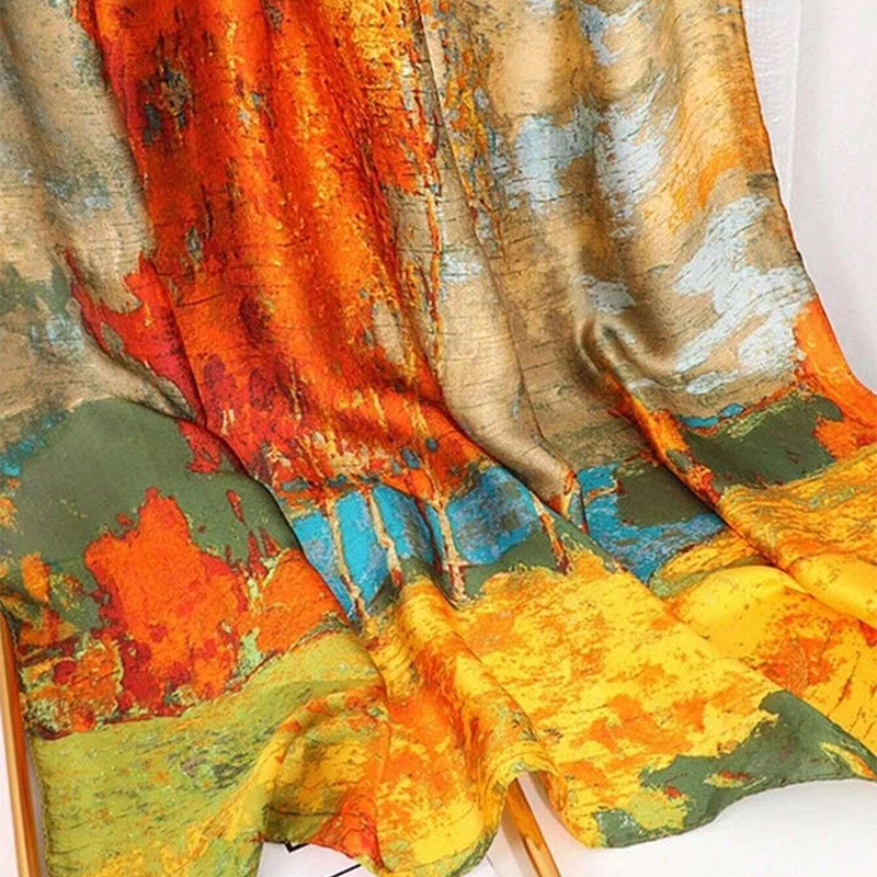 Fashion 180x90cm Satin Silk Sc - Summer Clothing Hijab avis et prix