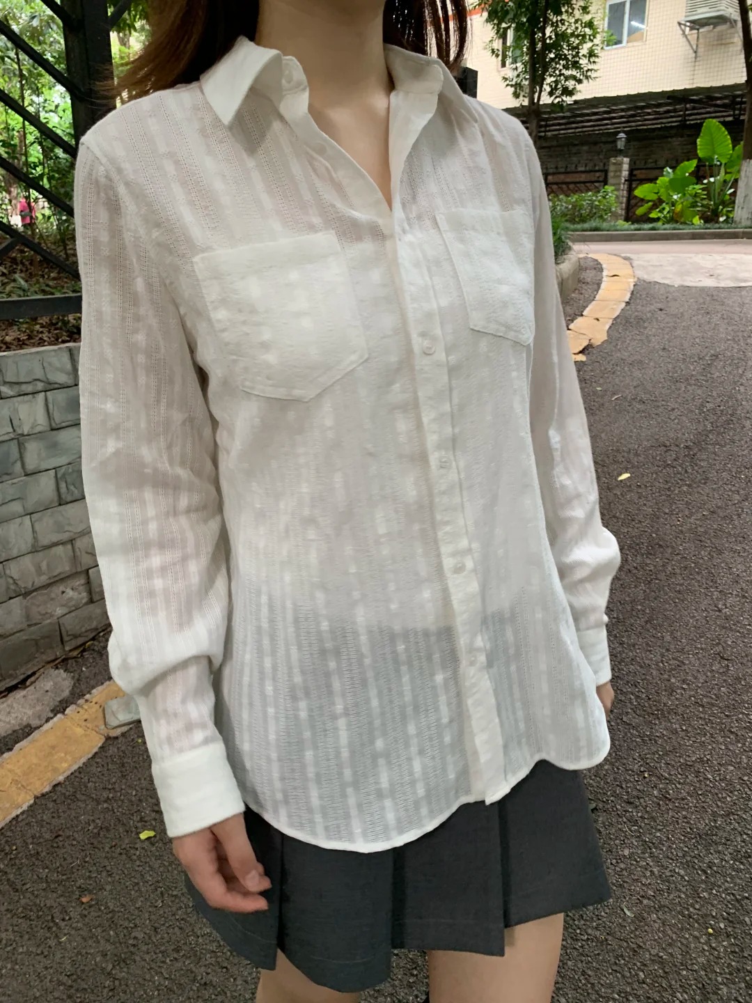 Linen Cotton Collar Buttons Bl - Crop Blouse Linen avis et prix