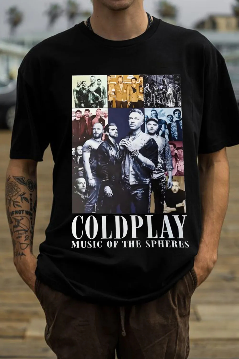 Uk Band Cold-plays TShirt Mens - Womens Summer Clothing Uk avis et prix