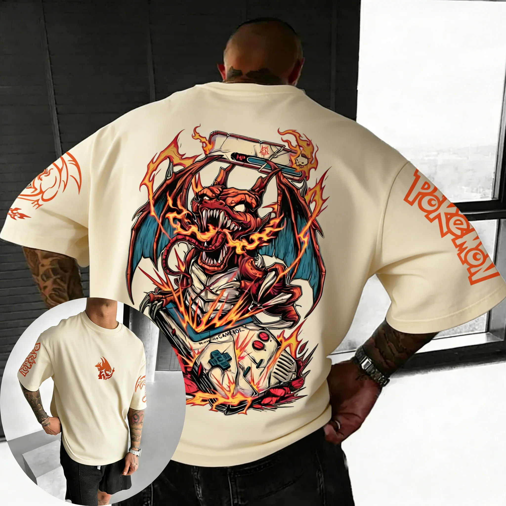 Pokemon  Game Charizard Co Bra - Summer Games Clothing Brand avis et prix