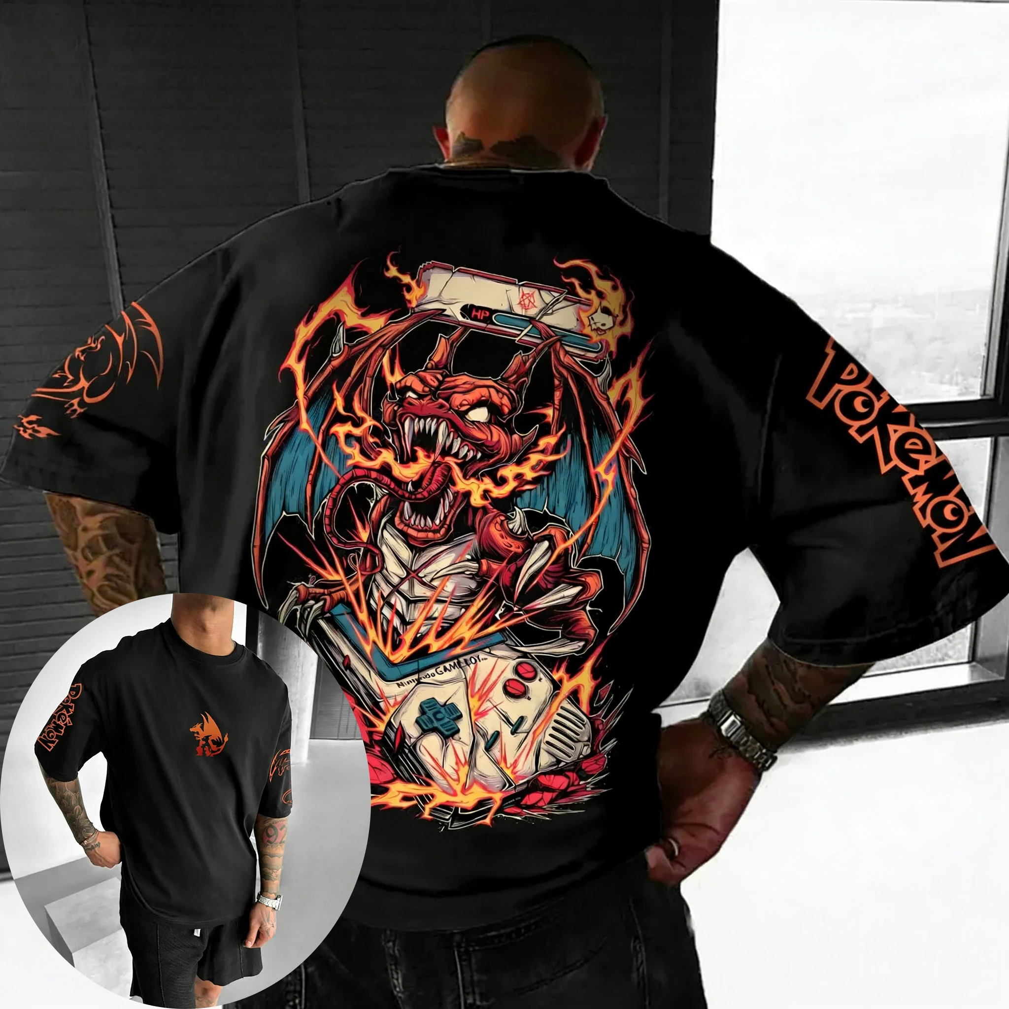 Pokemon  Game Charizard Co Bra - Summer Games Clothing Brand avis et prix