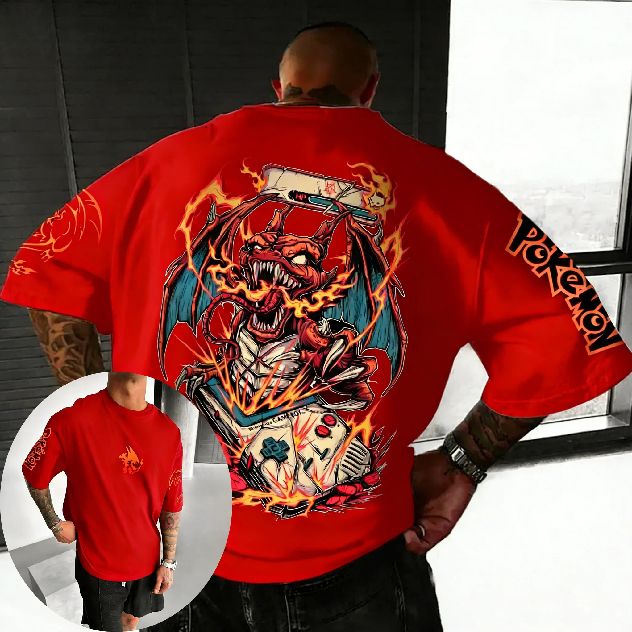 Pokemon  Game Charizard Co Bra - Summer Games Clothing Brand avis et prix
