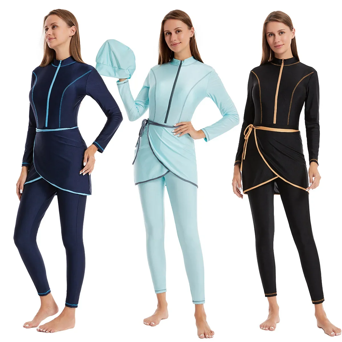 3PCS/Set Plain Muslim Modest S - Summer Clothing Hijab avis et prix