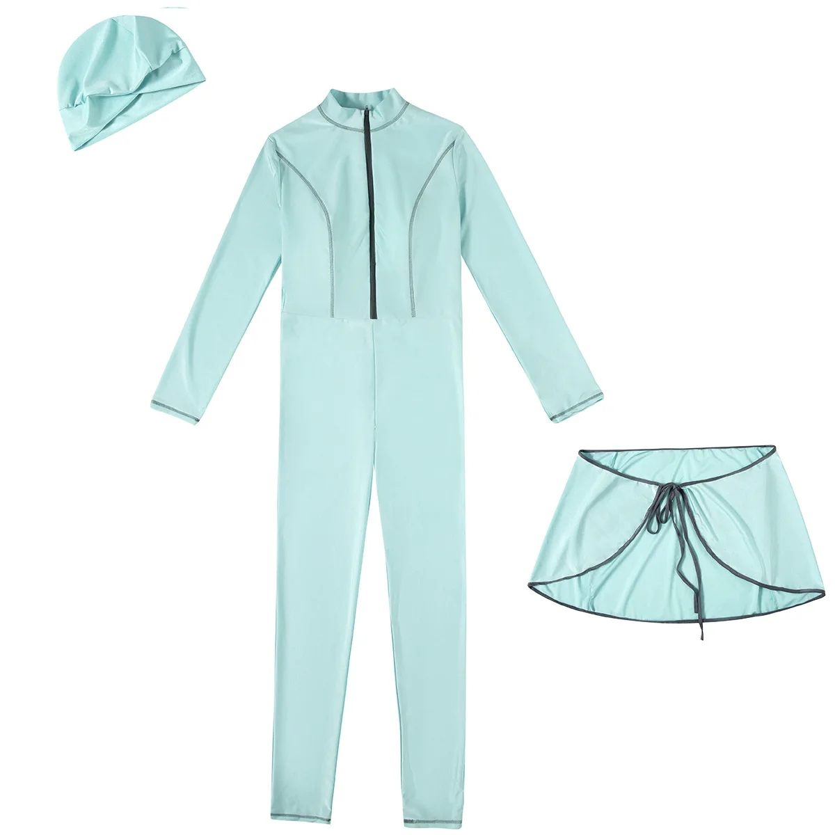 3PCS/Set Plain Muslim Modest S - Summer Clothing Hijab avis et prix