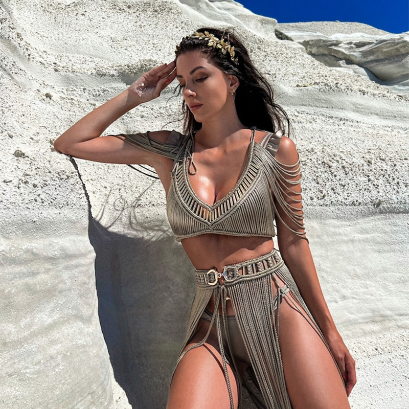 Handmade Knitted Crochet Women - Sarong Pareo Wrap avis et prix