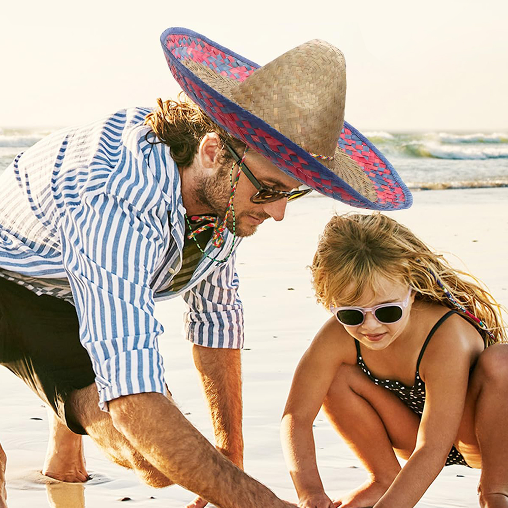 Mexican Sombrero Hat Straw Wea - Sun Hat Wide Brim avis et prix