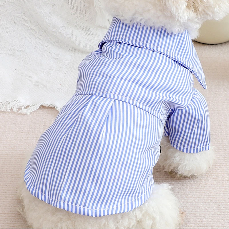 Dog Clothes Bowknot Striped Sh - Summer Dog Clothing avis et prix