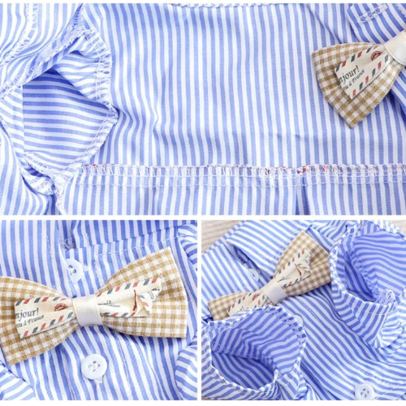 Dog Clothes Bowknot Striped Sh - Summer Dog Clothing avis et prix