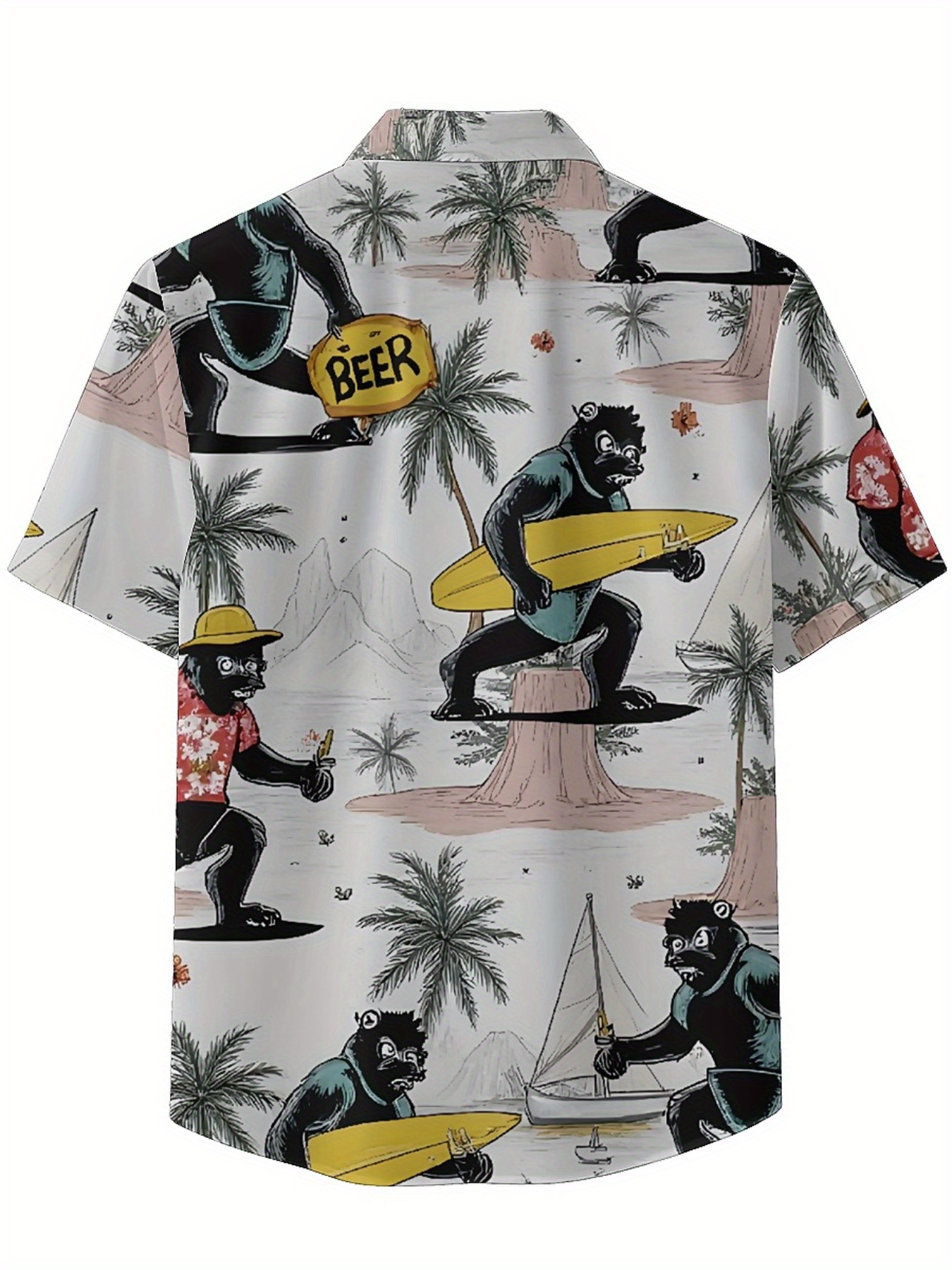 Men's Plus Size Hawaiian Shirt - Summer Clothing For A Beach avis et prix