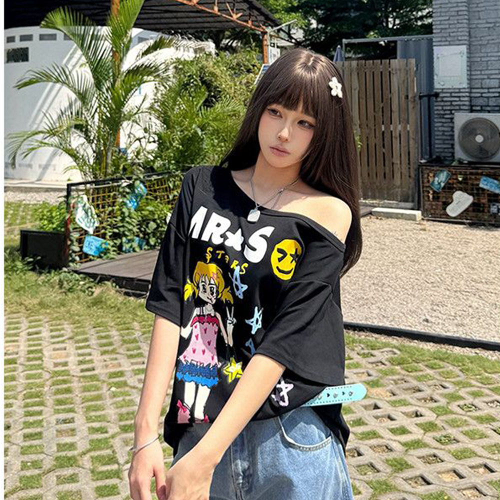 Hotweek Pattern T-shirt Cartoo - Summer Clothing Cartoon avis et prix