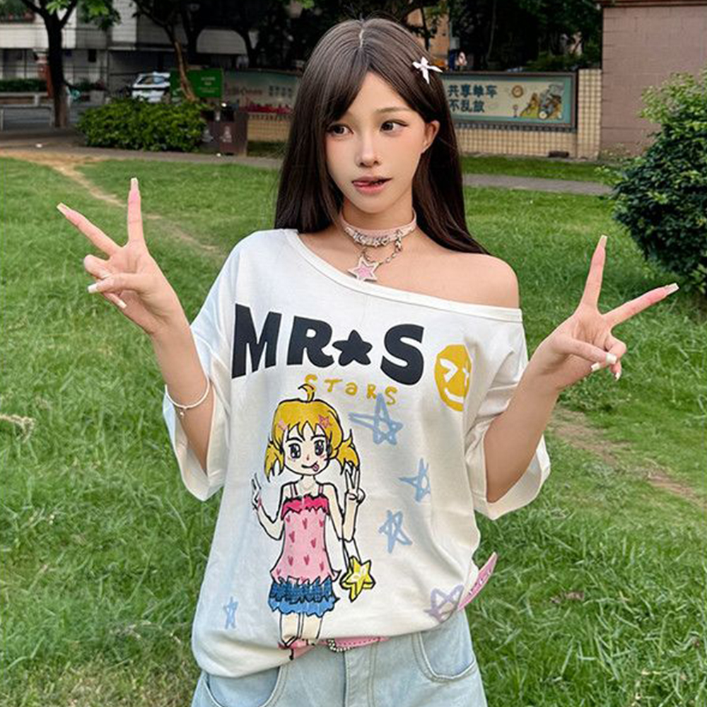 Hotweek Pattern T-shirt Cartoo - Summer Clothing Cartoon avis et prix