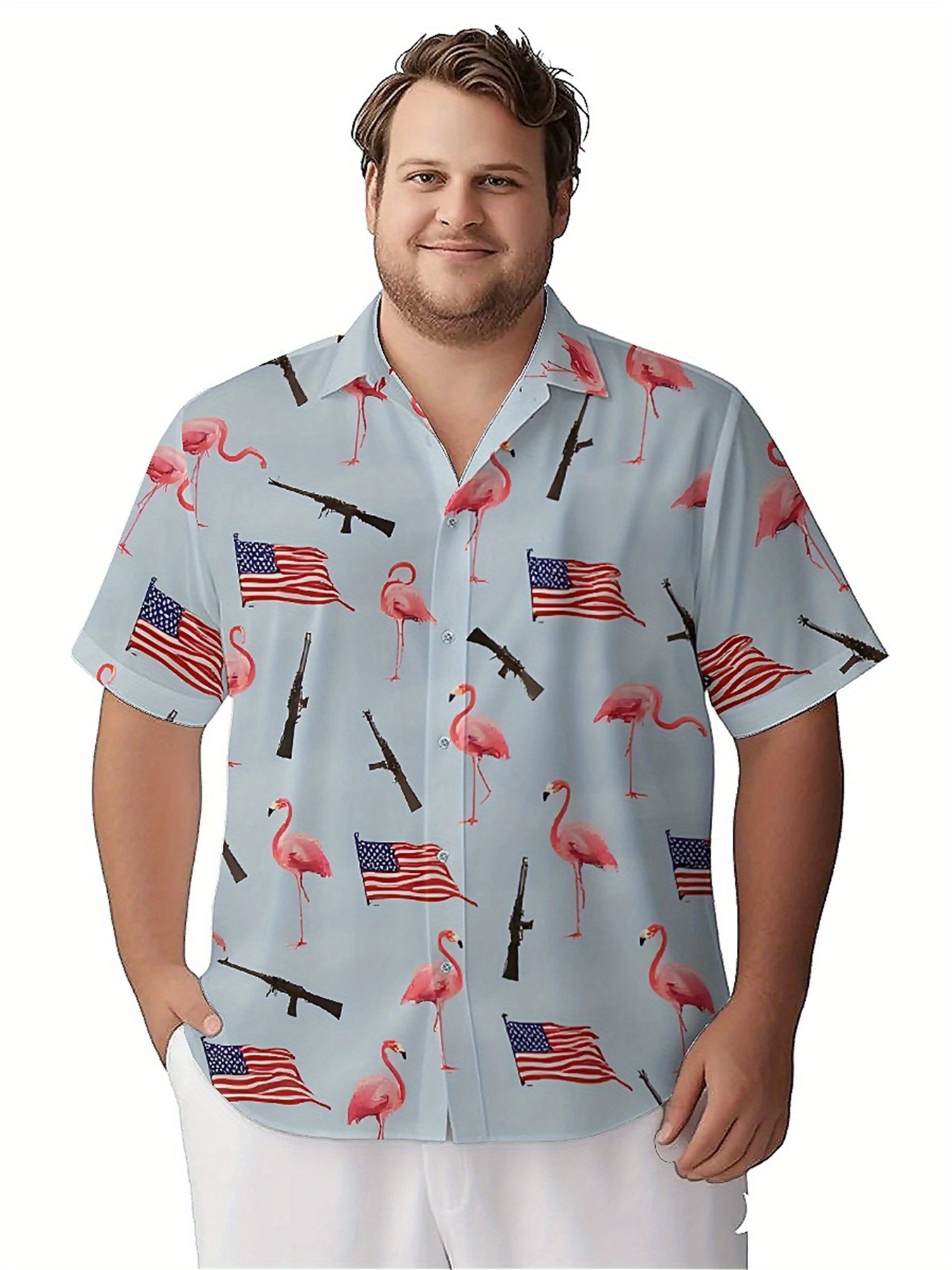 Men's Plus Size Hawaiian Shirt - Summer Clothing For A Beach avis et prix