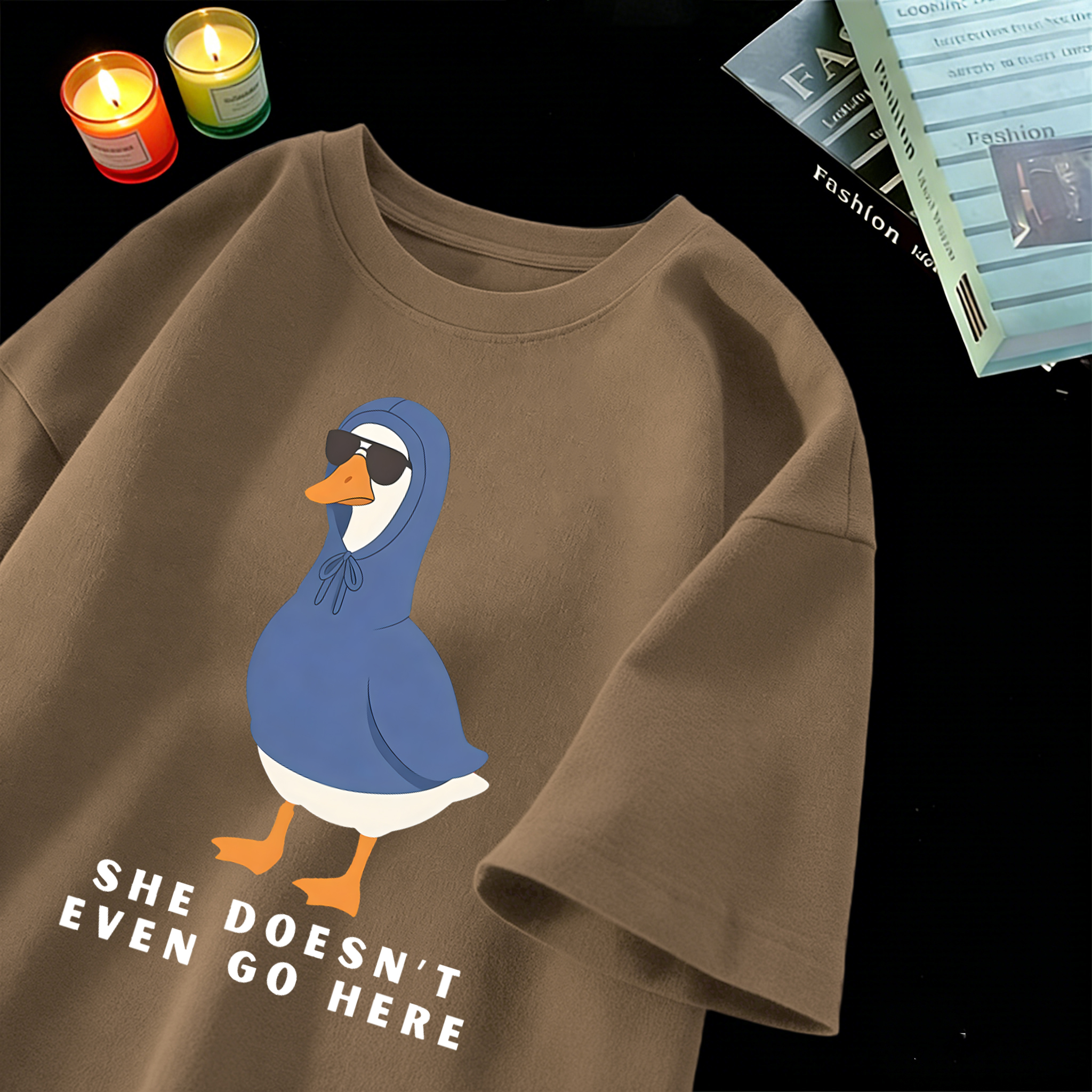 She Doesn'T Even Go Here Print - Summer Clothing Not Shein avis et prix