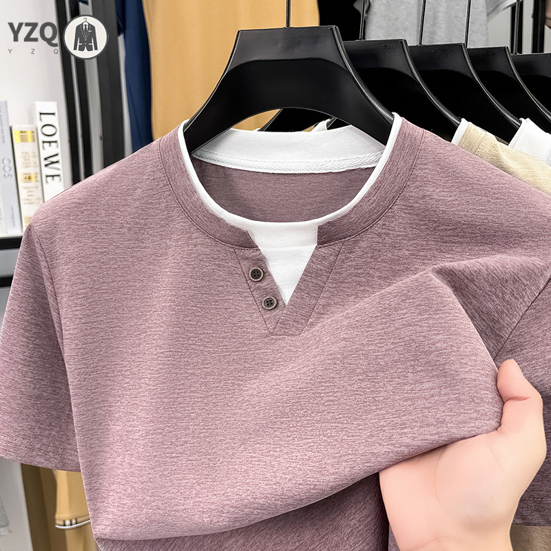 Mens Short Sleeve T Shirt Henl - Summer Clothing Essentials avis et prix