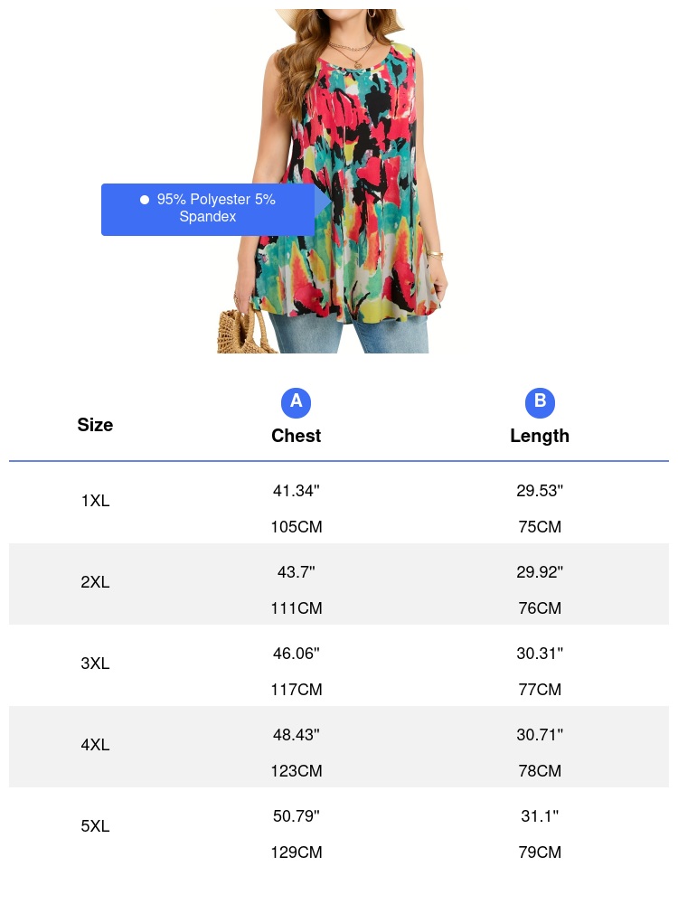 Plus Size Bohemian Casual Vest - Summer Clothing For Plus Size Women avis et prix