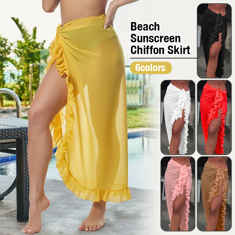 Women Sexy Sheer Bikini Cover  - Sarong Pareo Wrap avis et prix