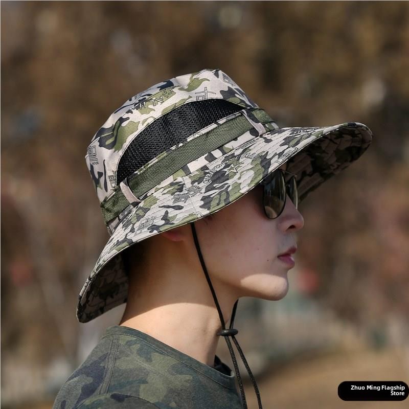 Men's Fishing Cap Casual Outdo - Sun Hat Wide Brim avis et prix