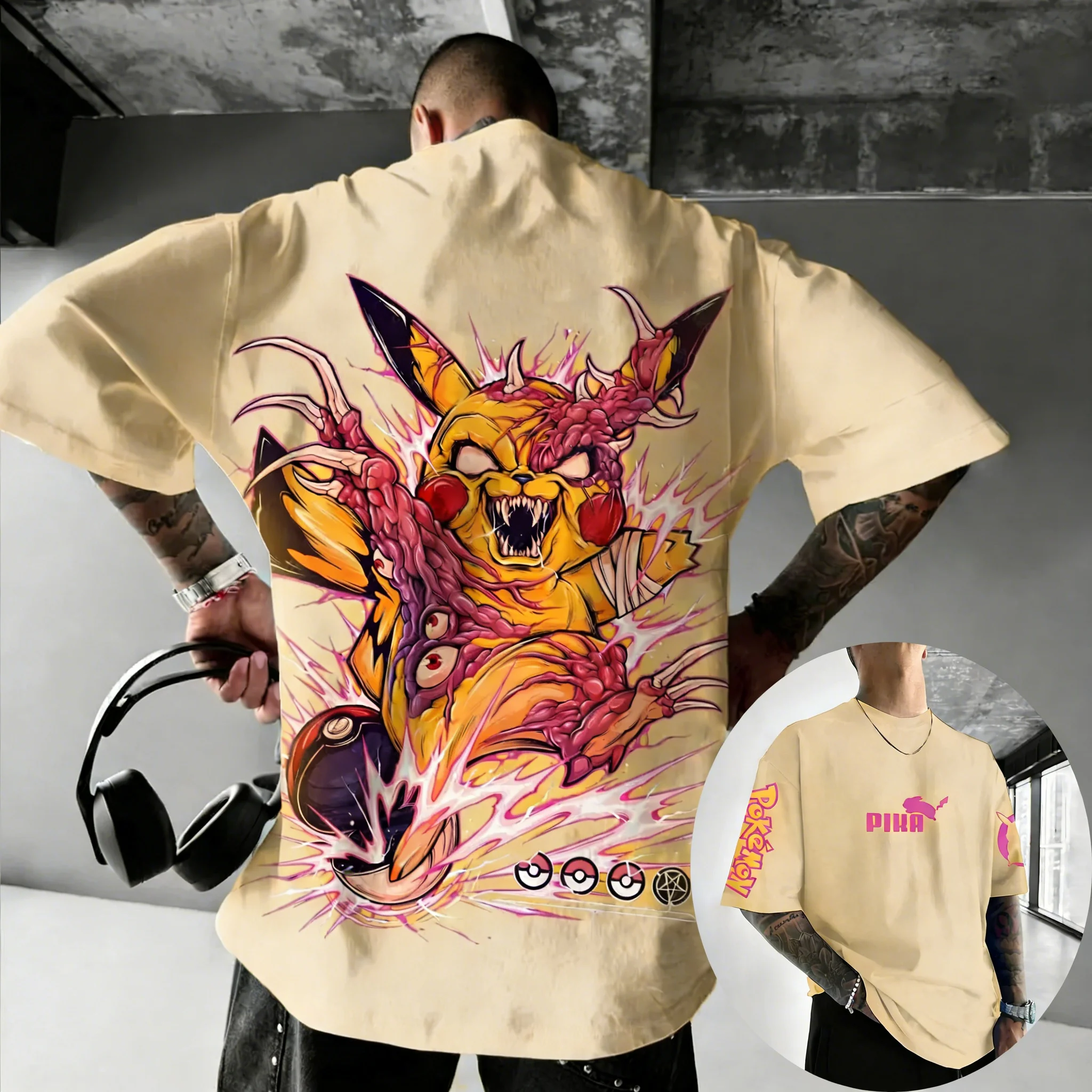 Pokemon  Game Pikachu Co Brand - Summer Games Clothing Brand avis et prix