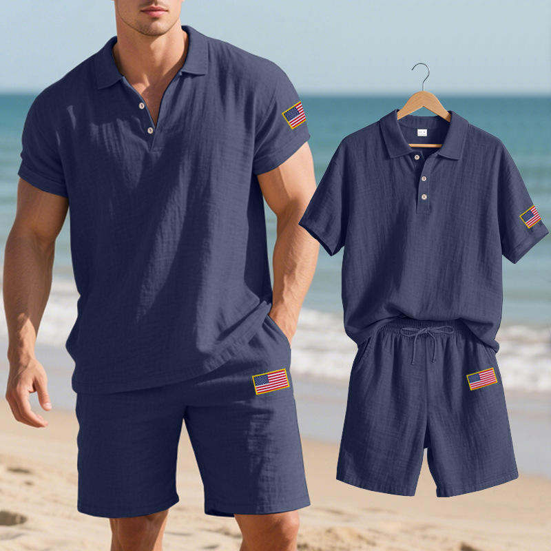 Summer Men's Casual Linen Inde - Summer Clothing For A Beach avis et prix