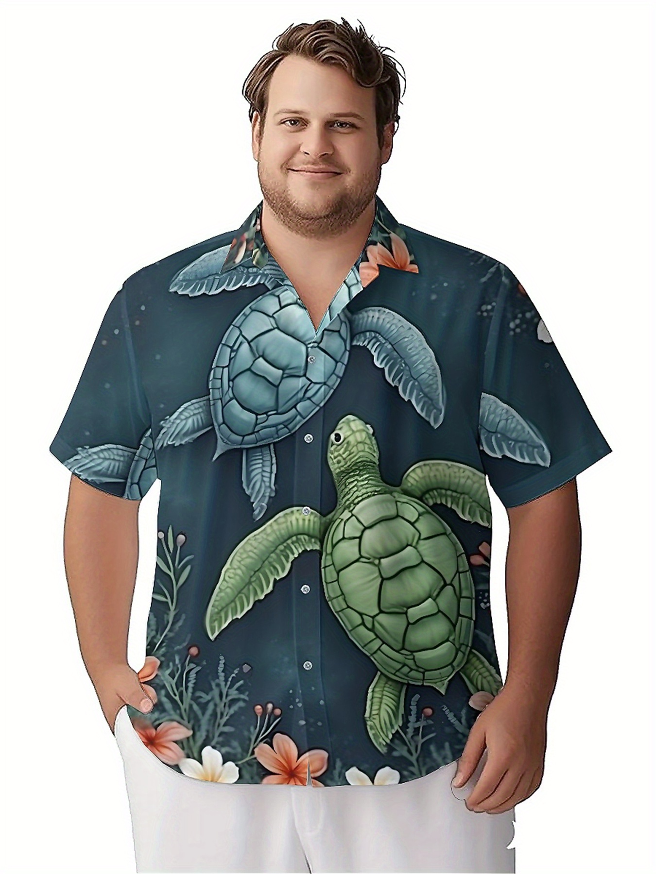 Men's Plus Size Hawaiian Shirt - Summer Clothing For A Beach avis et prix