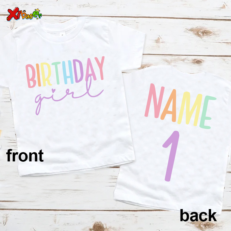 Birthday Girl T Shirt Party Ou - Summer Clothing Name avis et prix