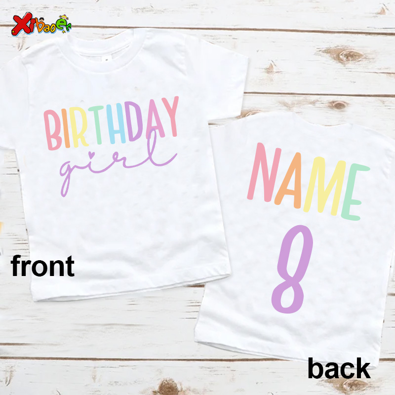 Birthday Girl T Shirt Party Ou - Summer Clothing Name avis et prix